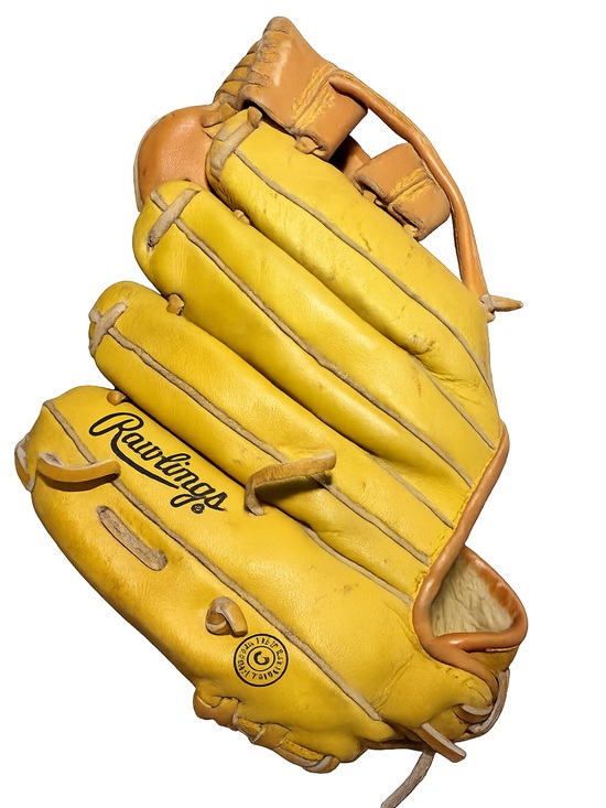 Rawlings Other - Rawlings RBG109 Youth Baseball Glove Mitt Yellow Leather Made In Thailand